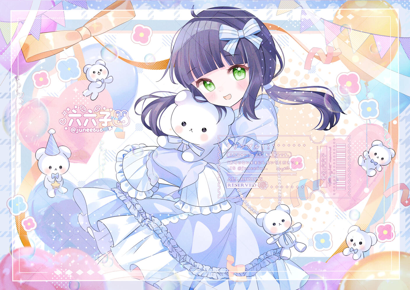 委託 ⋮ 橫幅半身插圖