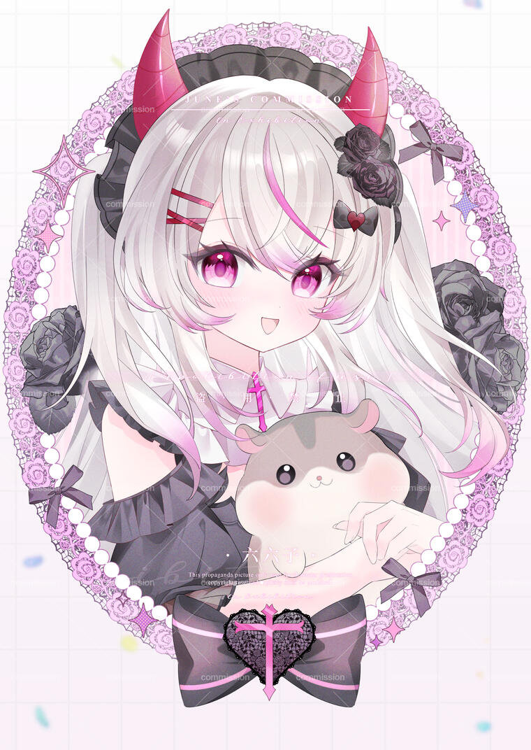 委託┆蕾絲框胸像