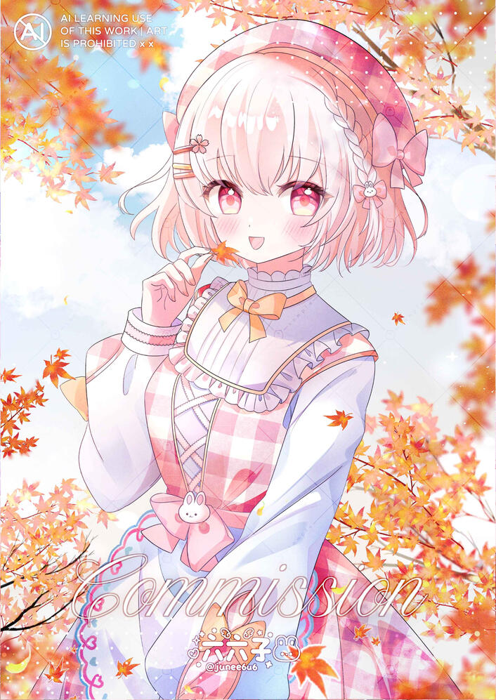 委託 ⋮ 半身插圖