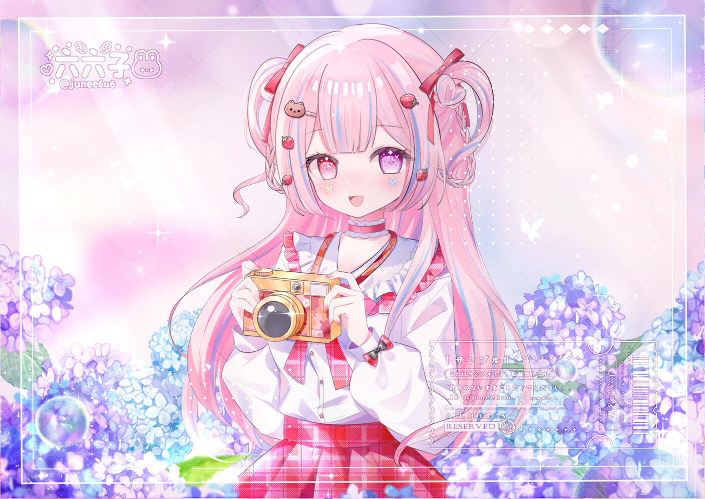 委託 ⋮ 橫幅半身插圖