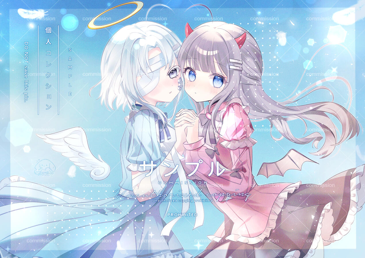 委託┆雙人插圖